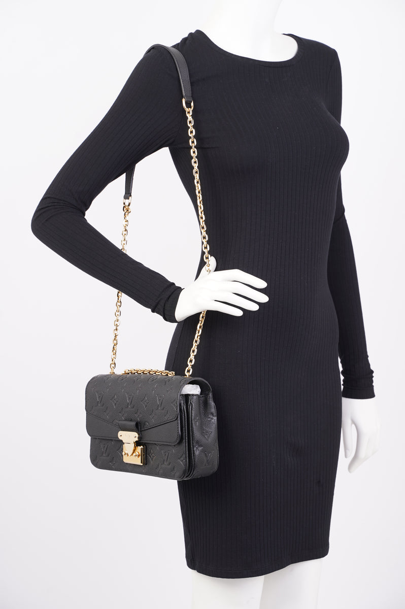 Louis Vuitton Marceau Bag Black Empreinte Leather ref.1025240 - Joli Closet