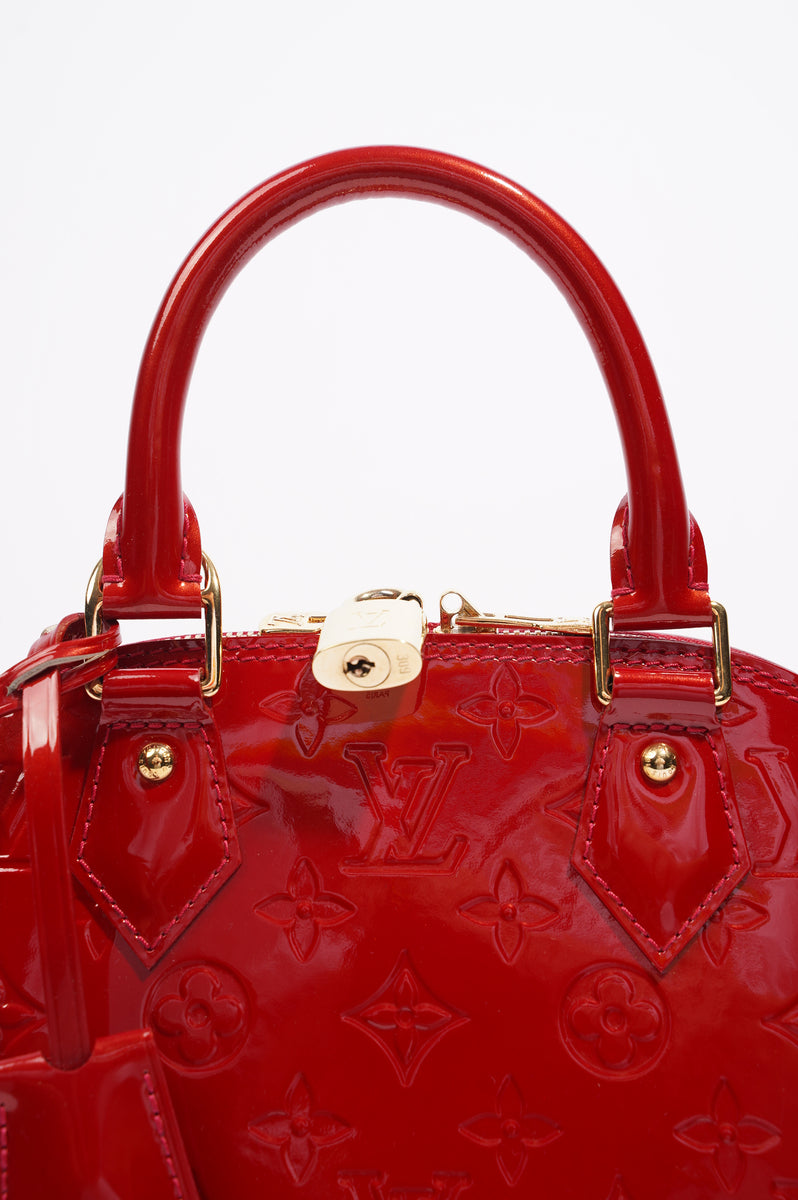 Louis Vuitton Alma BB Red Vernis