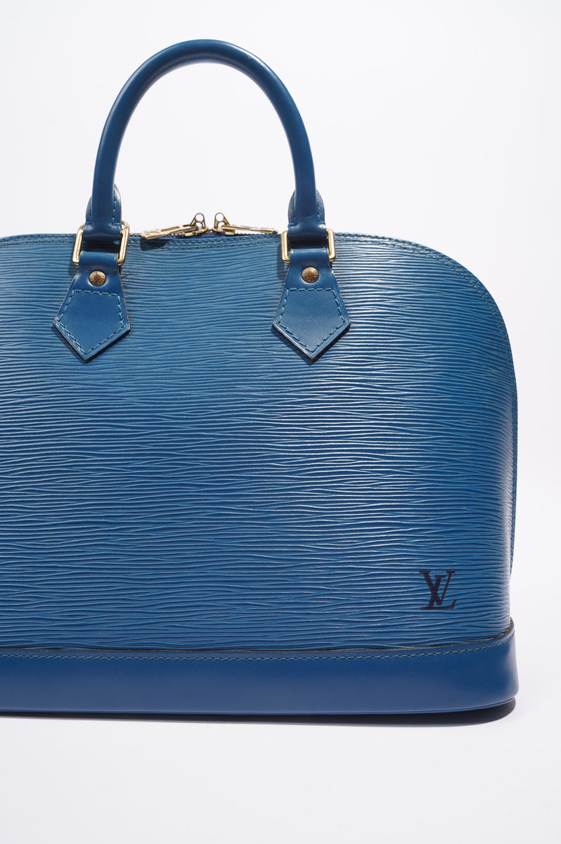 Louis Vuitton Epi Leather Triangle Bag Blue