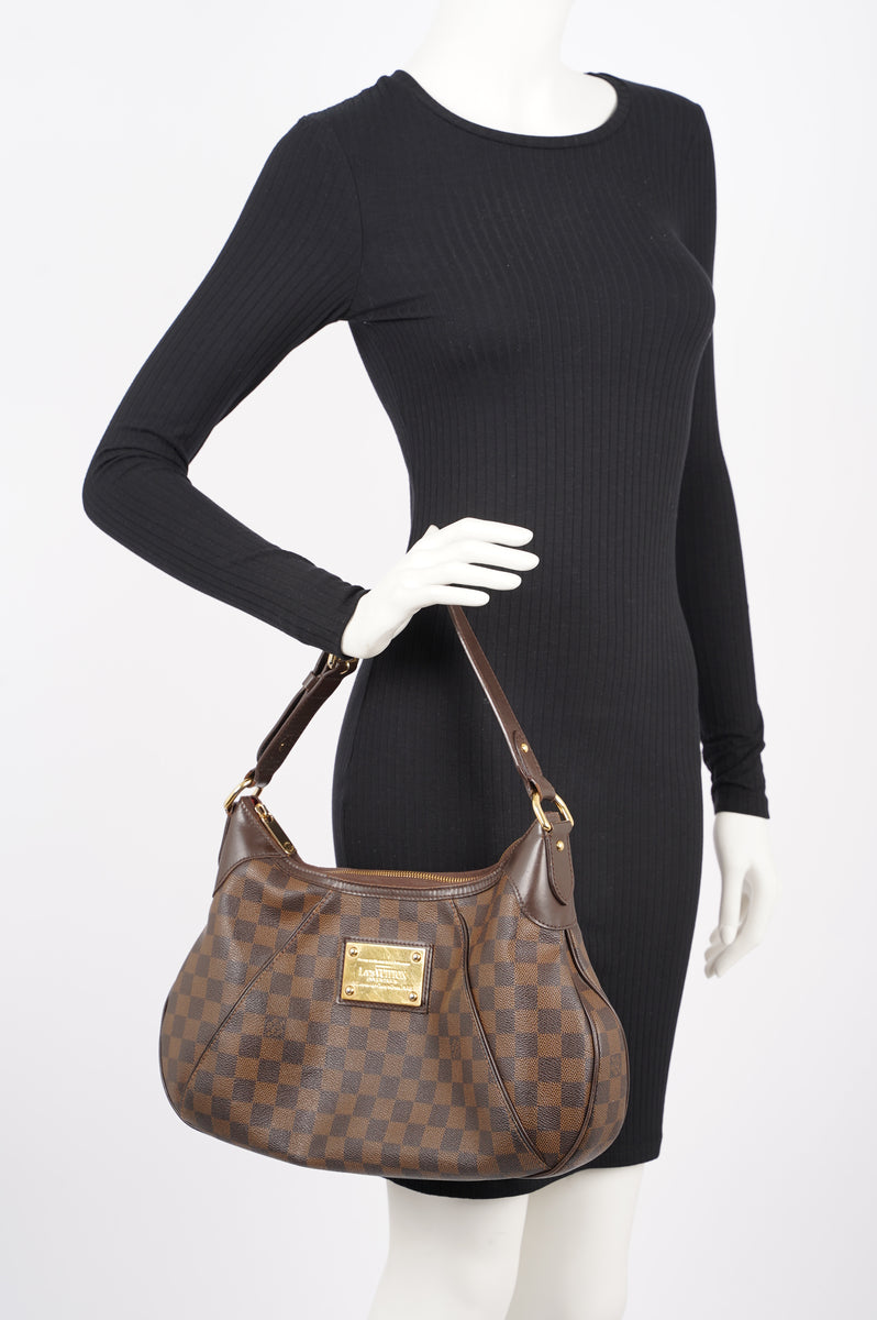 Louis Vuitton Womens Thames Bag Damier Ebene PM – Luxe Collective