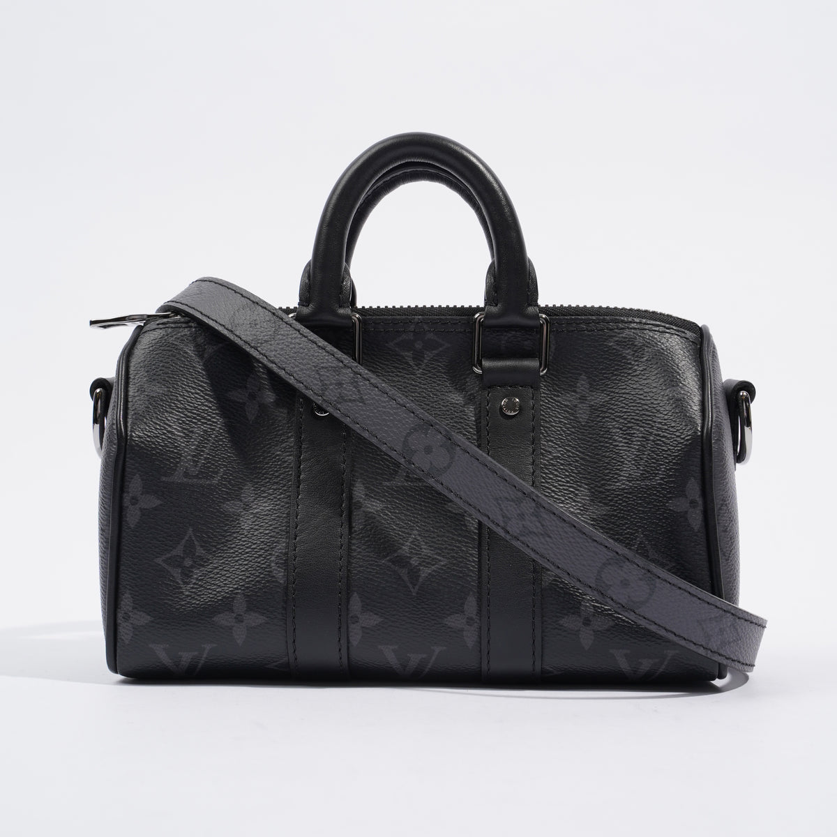 Louis Vuitton Reverse Monogram Eclipse Keepall Xs Black