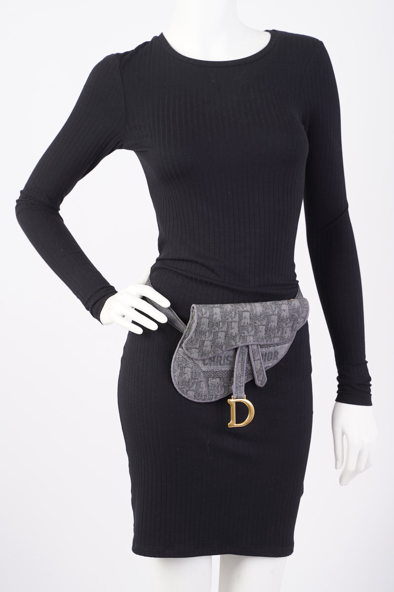 Dior oblique on sale saddle belt bag