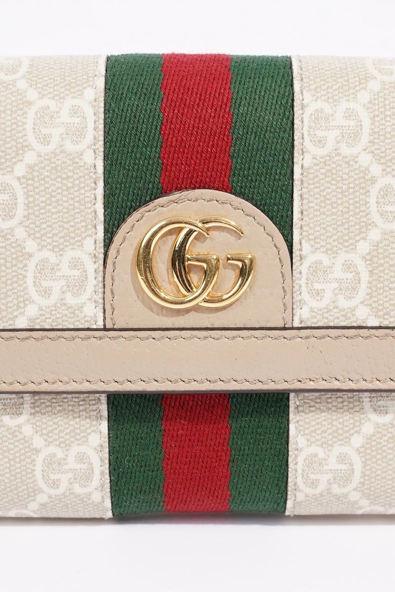 Gucci Canvas Ophidia GG Continental Wallet