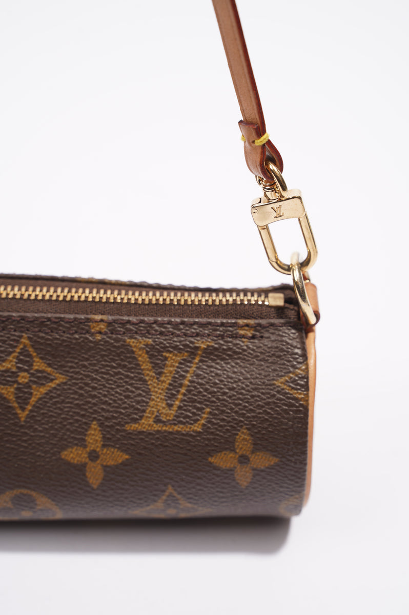 Louis Vuitton // Epi Leather Mini Papillon Pochette Bag // Black