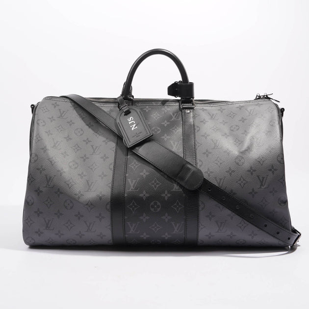 100% Authentic Louis Vuitton Keepall Bandouliere 55 Damier