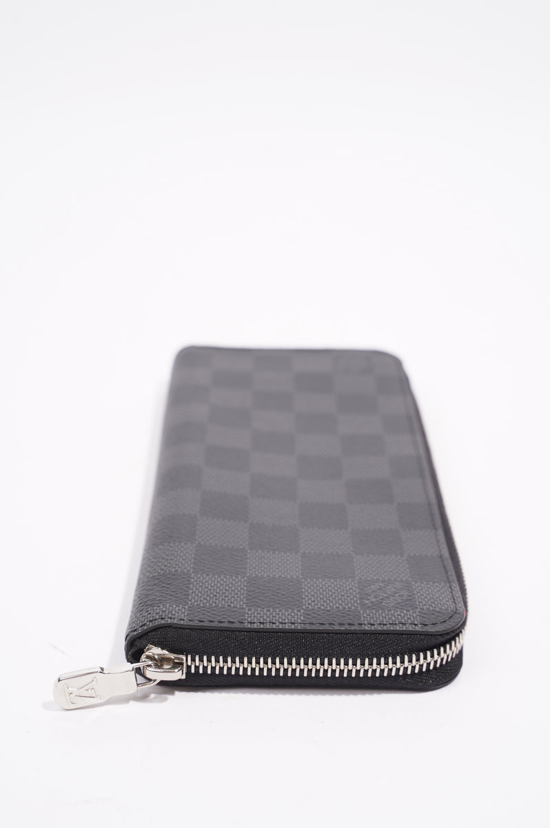 Louis Vuitton Damier Graphite Canvas Vertical Zippy Wallet