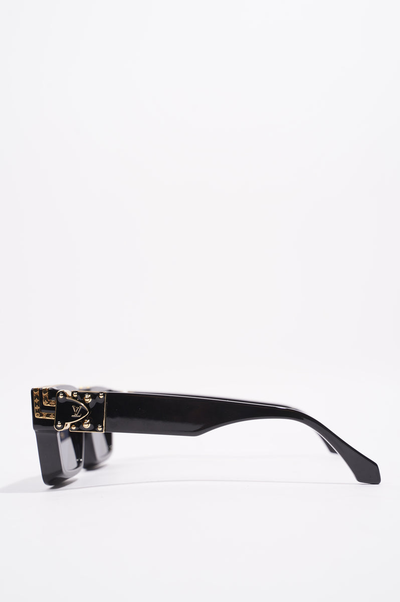 Louis Vuitton 1.1 Millionaires Sunglasses Black Acetate & Metal. Size W