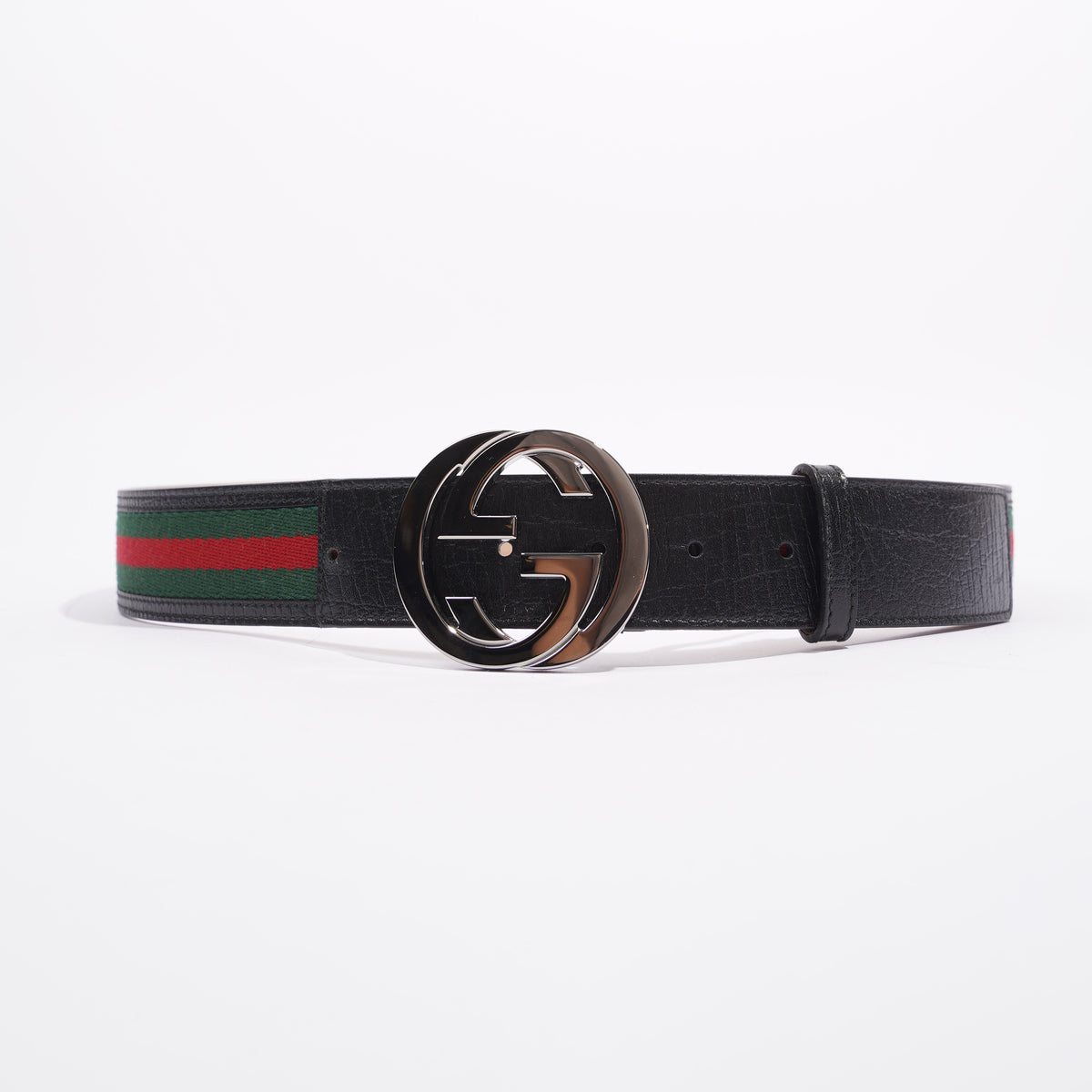 Gucci belt hotsell black green red