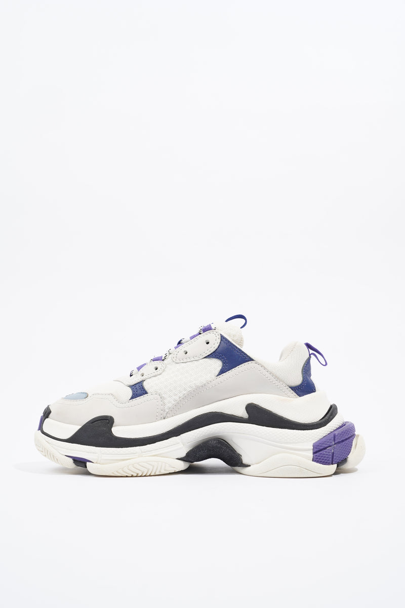 Balenciaga Triple S White / Blue / Purple EU 38 / UK 5 – Luxe