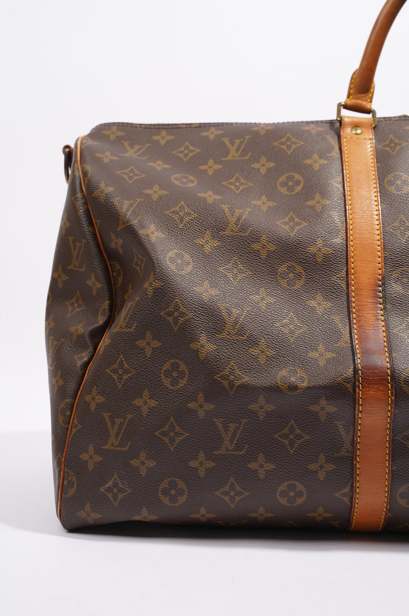 Louis Vuitton Vintage Monogram Canvas Keepall Bandouliere 55