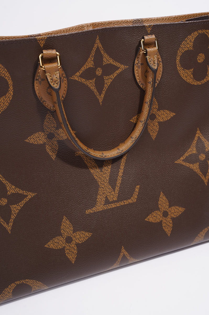 Louis Vuitton Womens On The Go Reverse Monogram Canvas GM – Luxe Collective