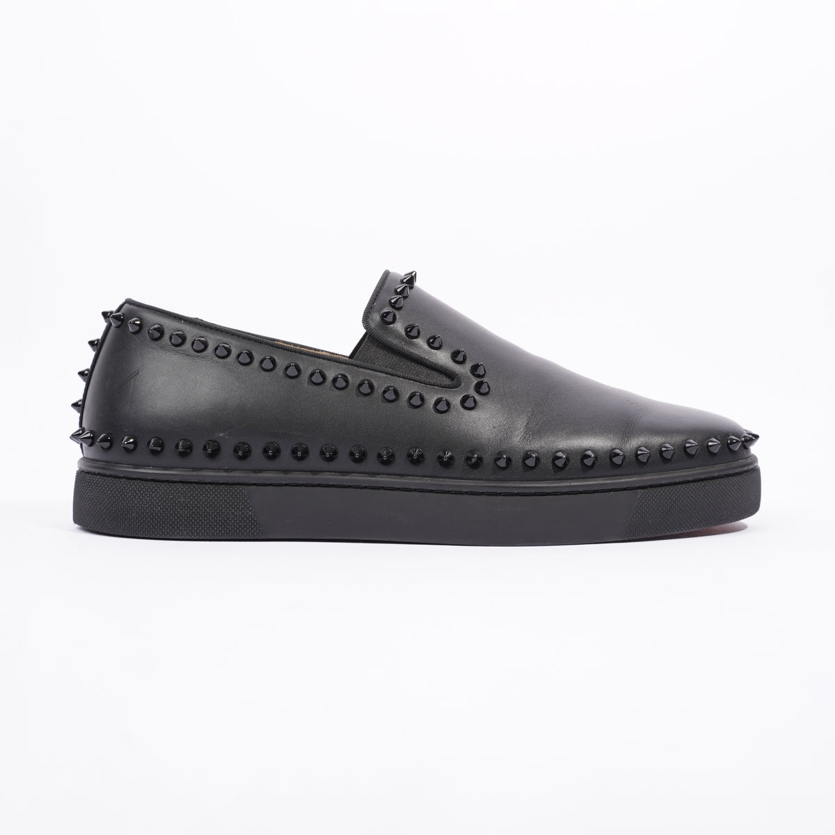 Buy Louis Philippe Men Black PU Boat Shoes at Redfynd
