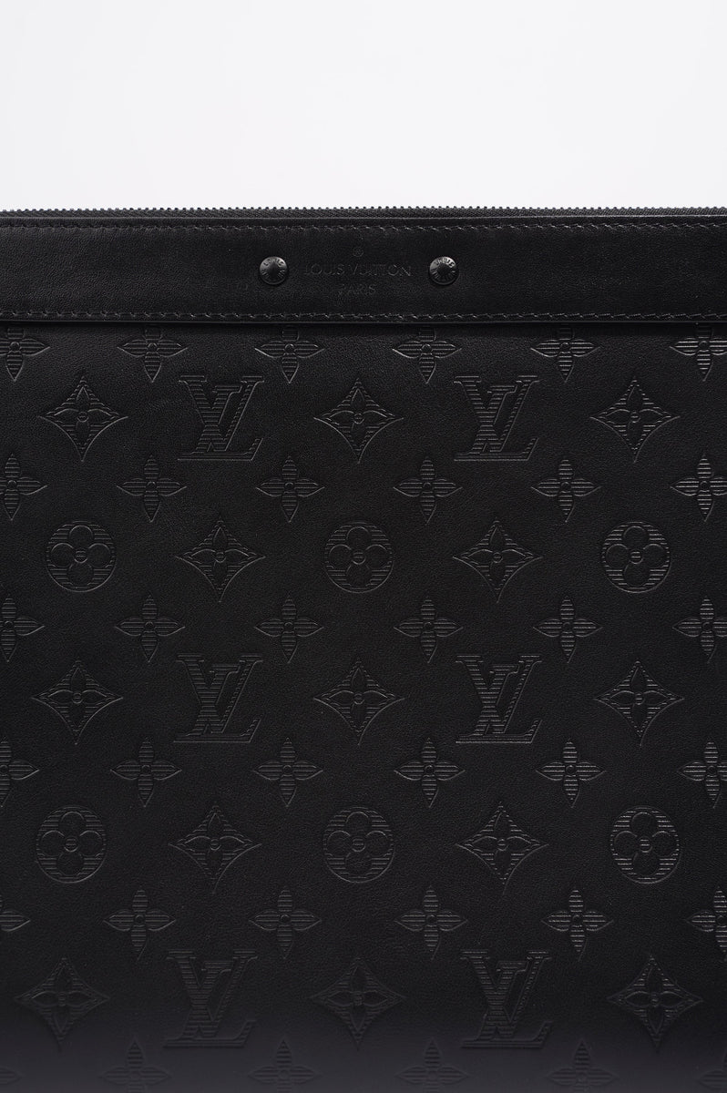 Louis Vuitton Black Monogram Shadow Calf Leather Discovery Bumbag
