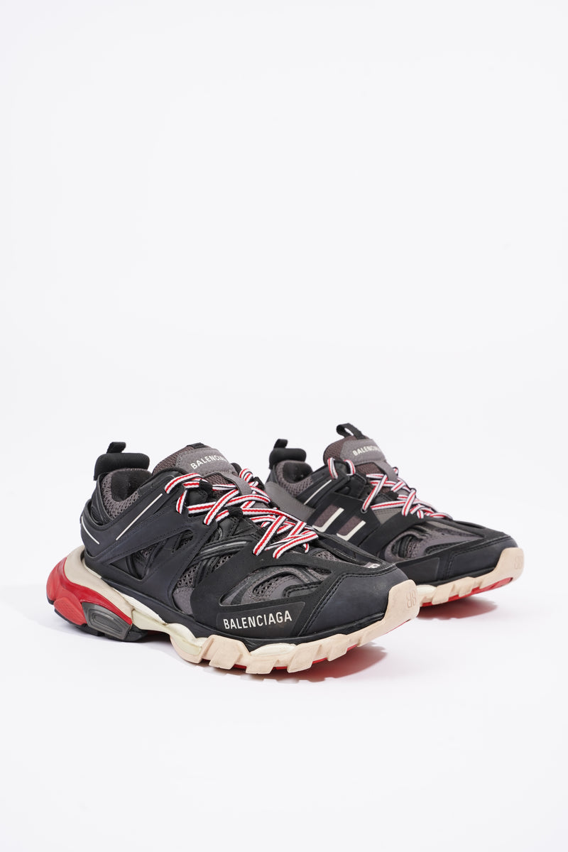 Balenciaga Track Sneakers - black/red/pink