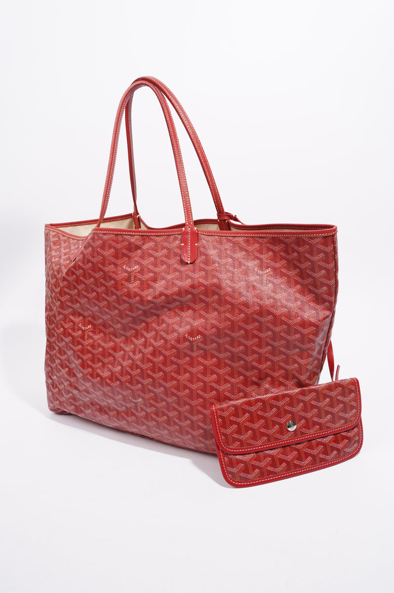 GOYARD Goyardine Saint Louis GM Red 1303758