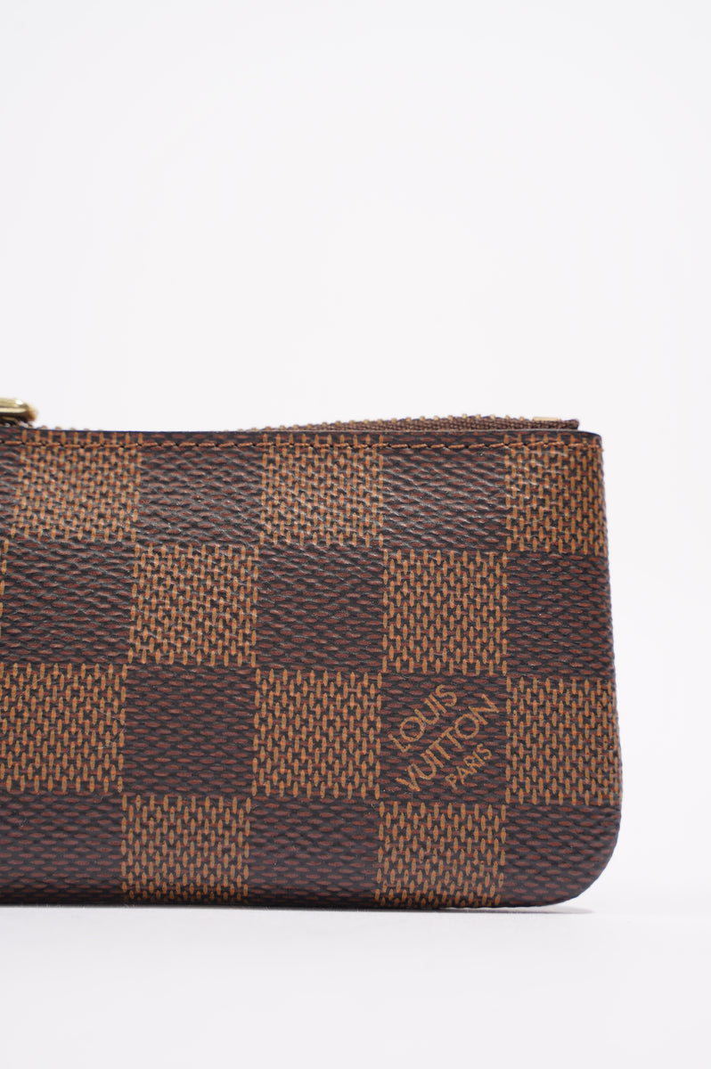 Louis Vuitton Womens Key Pouch Damier Ebene Canvas – Luxe Collective