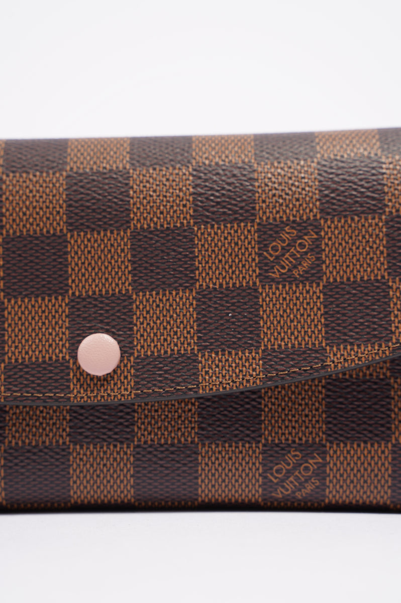 Shop Louis Vuitton DAMIER 2019 SS Emilie Wallet (N63544) by LILY-ROSEMELODY