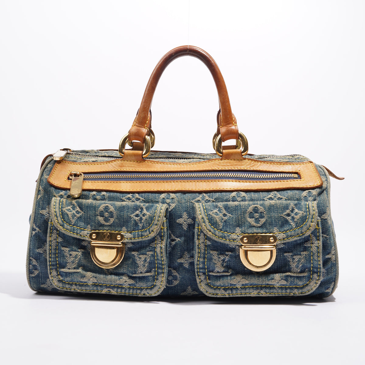 Louis Vuitton Denim Neo Speedy 30 in Blue