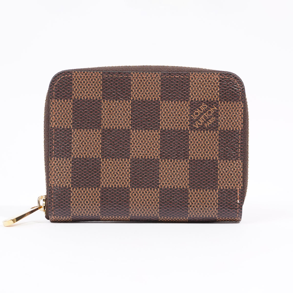 Louis Vuitton Damier Ebene Canvas Zippy Coin Purse Louis Vuitton