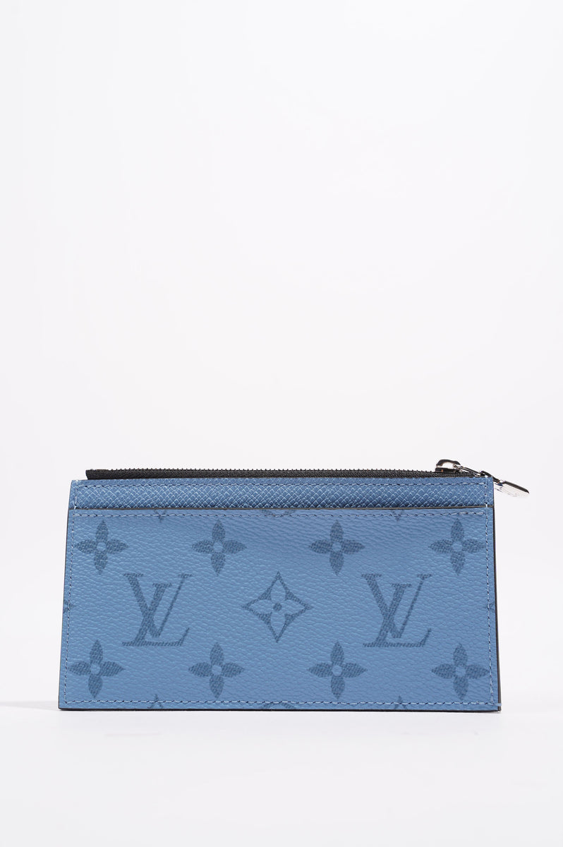 Louis Vuitton Pre-Loved Taigarama zipped cardholder for Men - Blue in  Kuwait