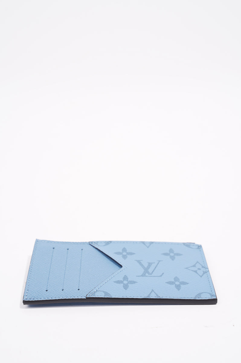 Louis Vuitton Womens Coin Card Holder Denim Taigama Canvas – Luxe Collective