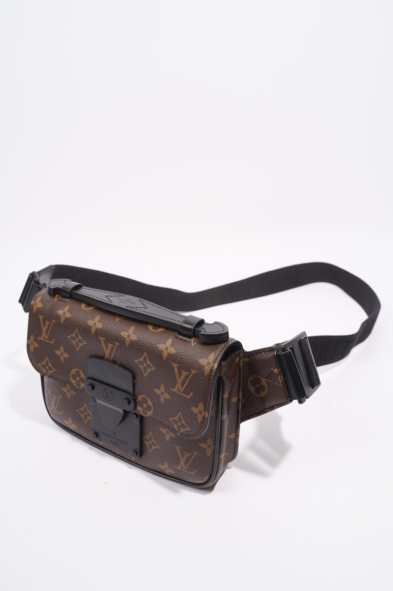 Louis Vuitton Monogram S Lock Sling Bag, Black, * Inventory Confirmation Required