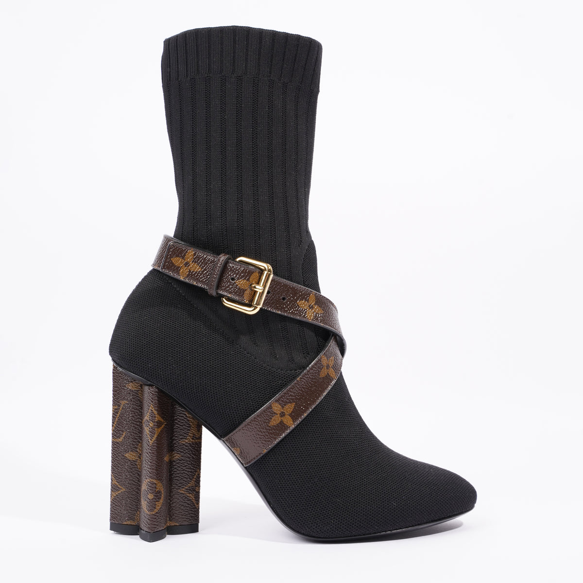 Authentic Louis-Vuitton silhouette ankle boots