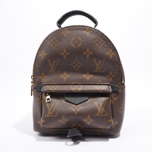 Louis Vuitton Womens Montsouris Backpack Daypack Black Leather PM – Luxe  Collective