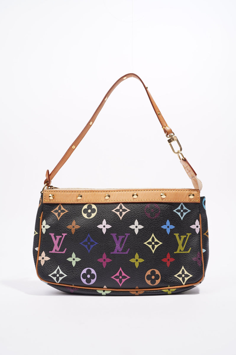 Louis+Vuitton+Pochette+Accessoires+Shoulder+Bag+Brown+Canvas%2FLeather for  sale online