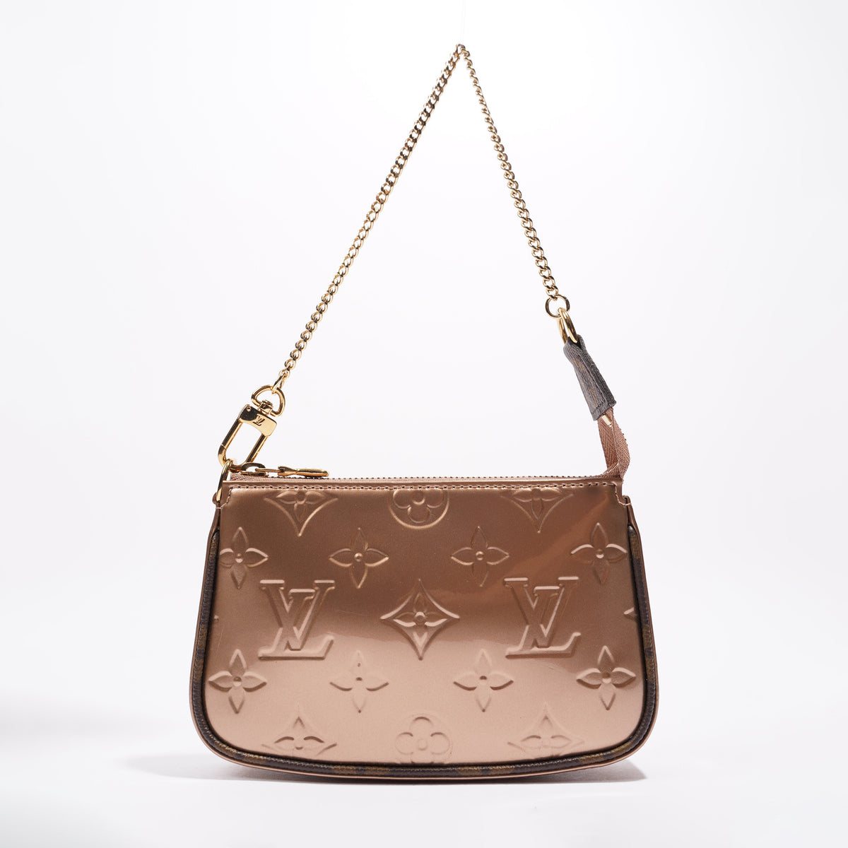 Louis Vuitton, Bags, Louis Vuitton Monogram Bucket Pm Pouch Lv Authentic  Pochette W Chain Cosmetic