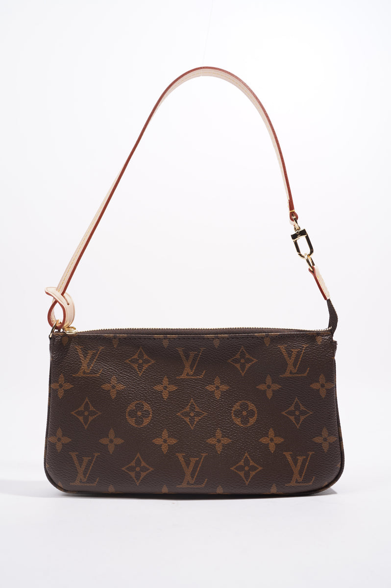 Louis Vuitton, Bags, Louis Vuitton Monogram Blue Denim Clutch Pochette  Bag Comes With Box
