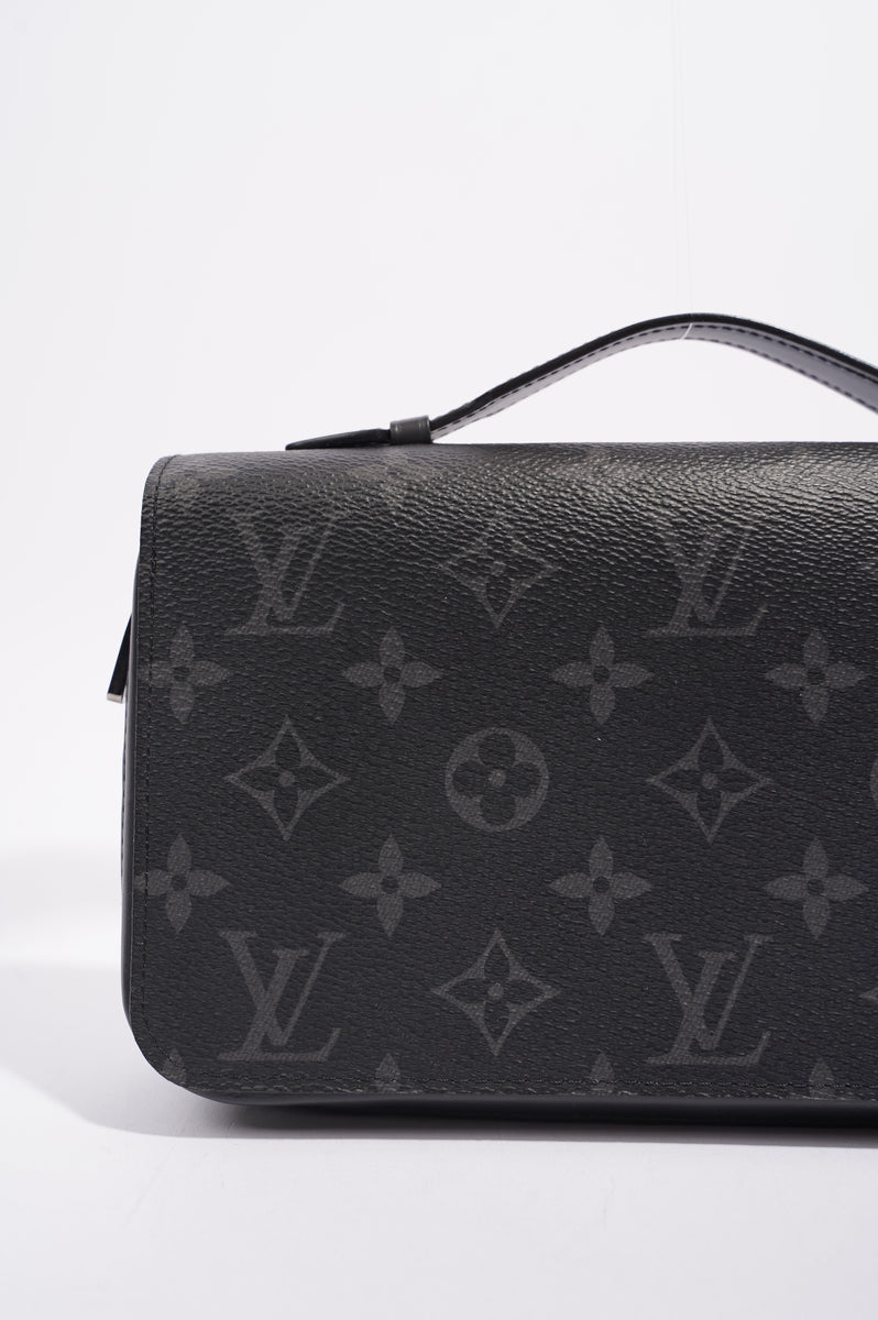 Louis Vuitton Monogram Eclipse Zippy XL Wallet (SHG-34522) – LuxeDH