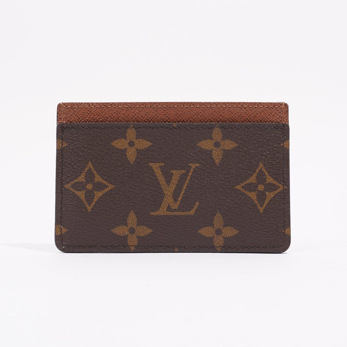 Louis Vuitton Brown Monogram Canvas Card Holder Louis Vuitton