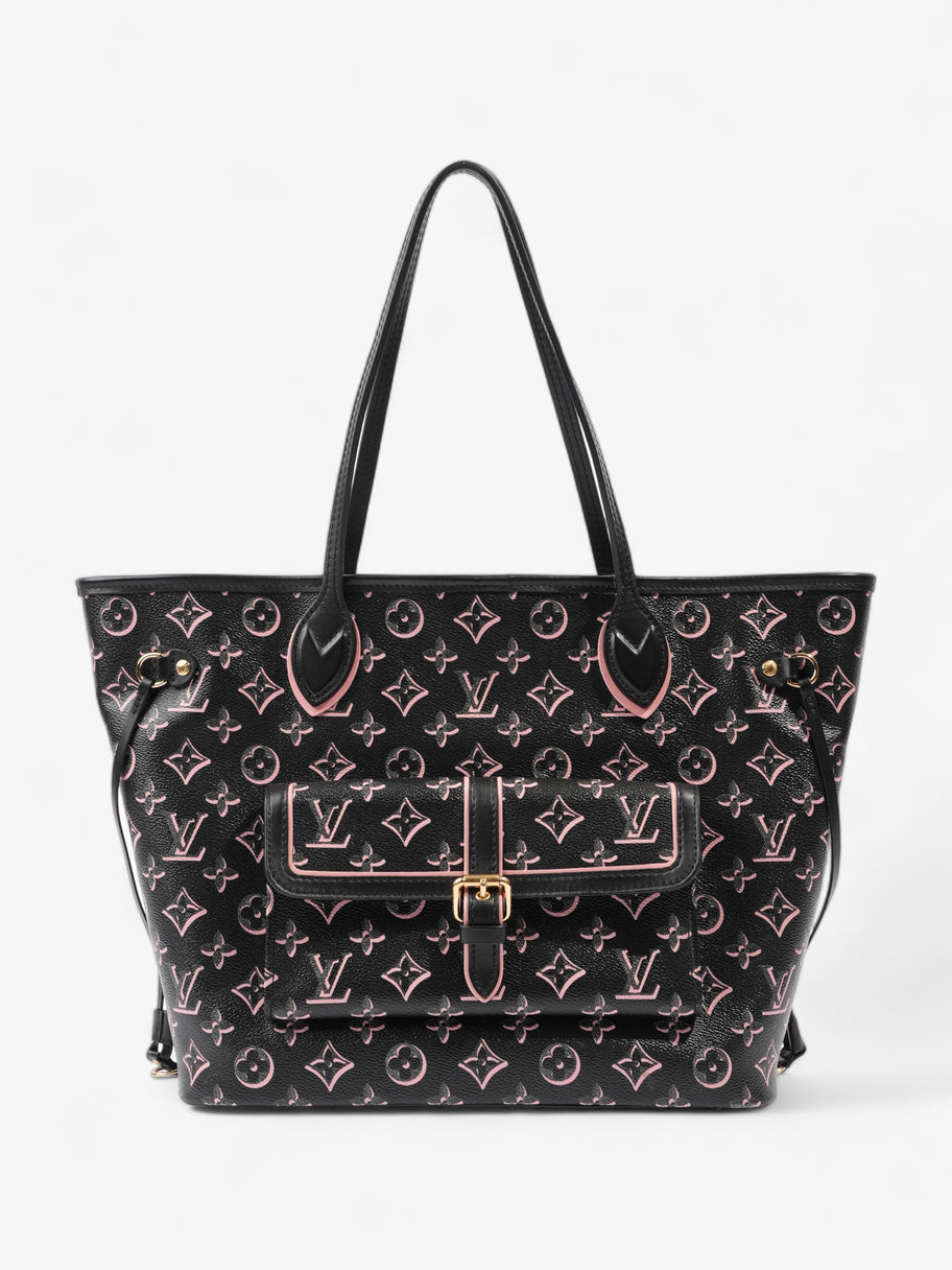 Neverfull MM Fall For You Black And Pink Monogram Coated Canvas Image 1