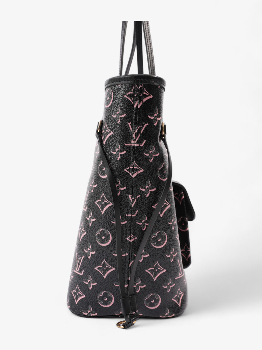 Neverfull MM Fall For You Black And Pink Monogram Coated Canvas Image 7