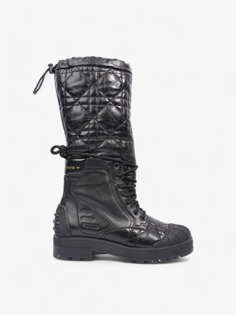  Boots Black Leather EU 39 UK 6
