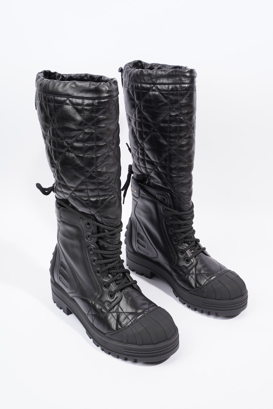 Boots Black Leather EU 39 UK 6 Image 2
