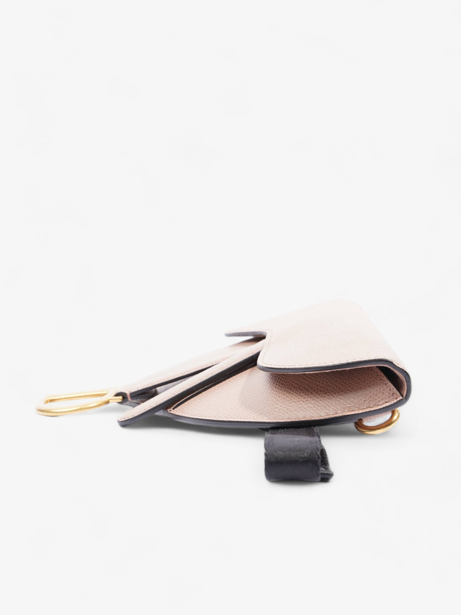 Saddle Pouch Dusty Pink Calfskin Leather Image 4