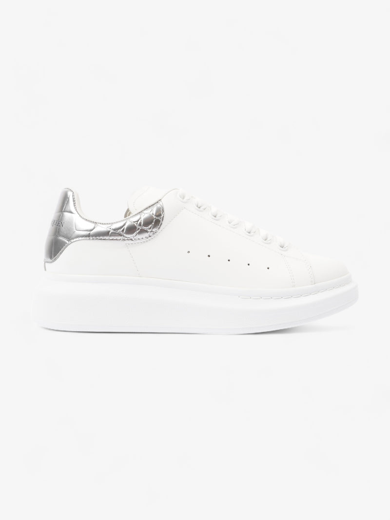  Oversized Sneakers White / Silver Leather EU 40 UK 7
