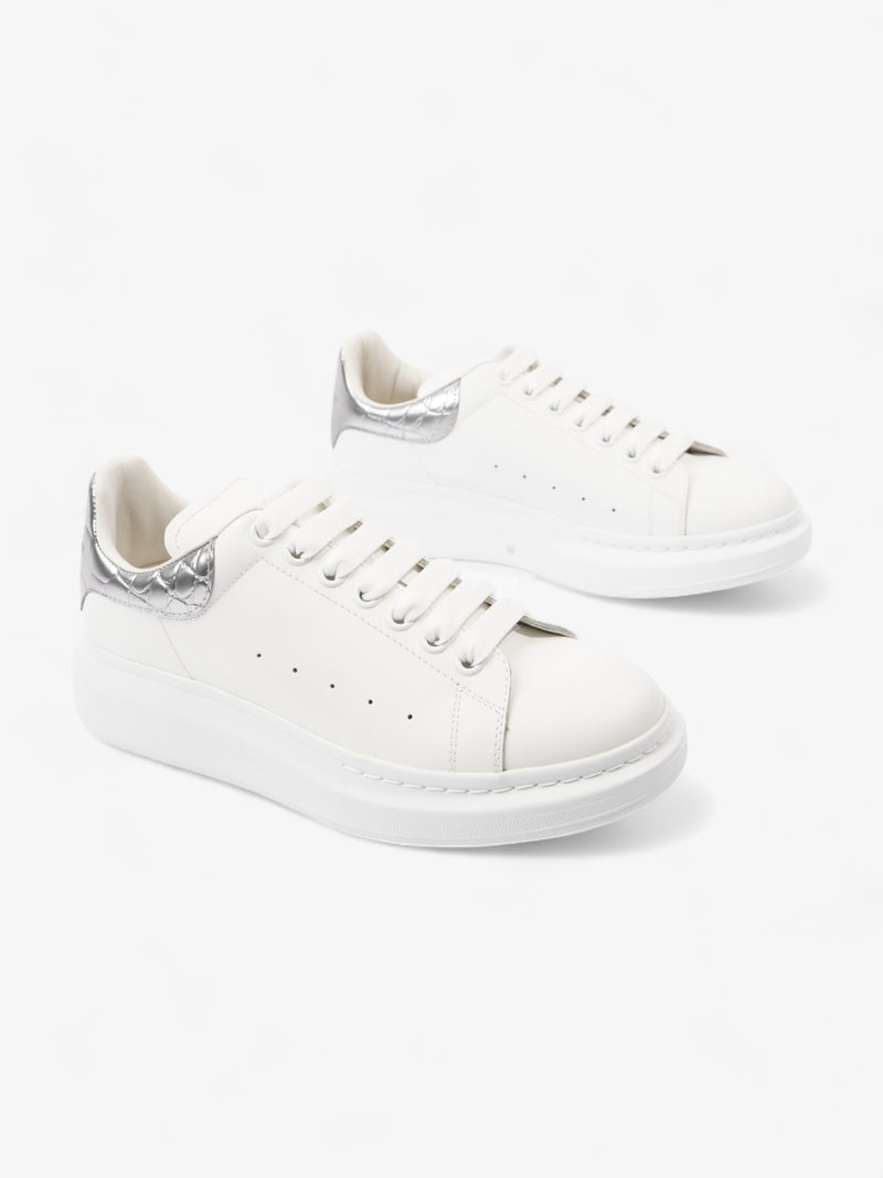  Oversized Sneakers White / Silver Leather EU 40 UK 7