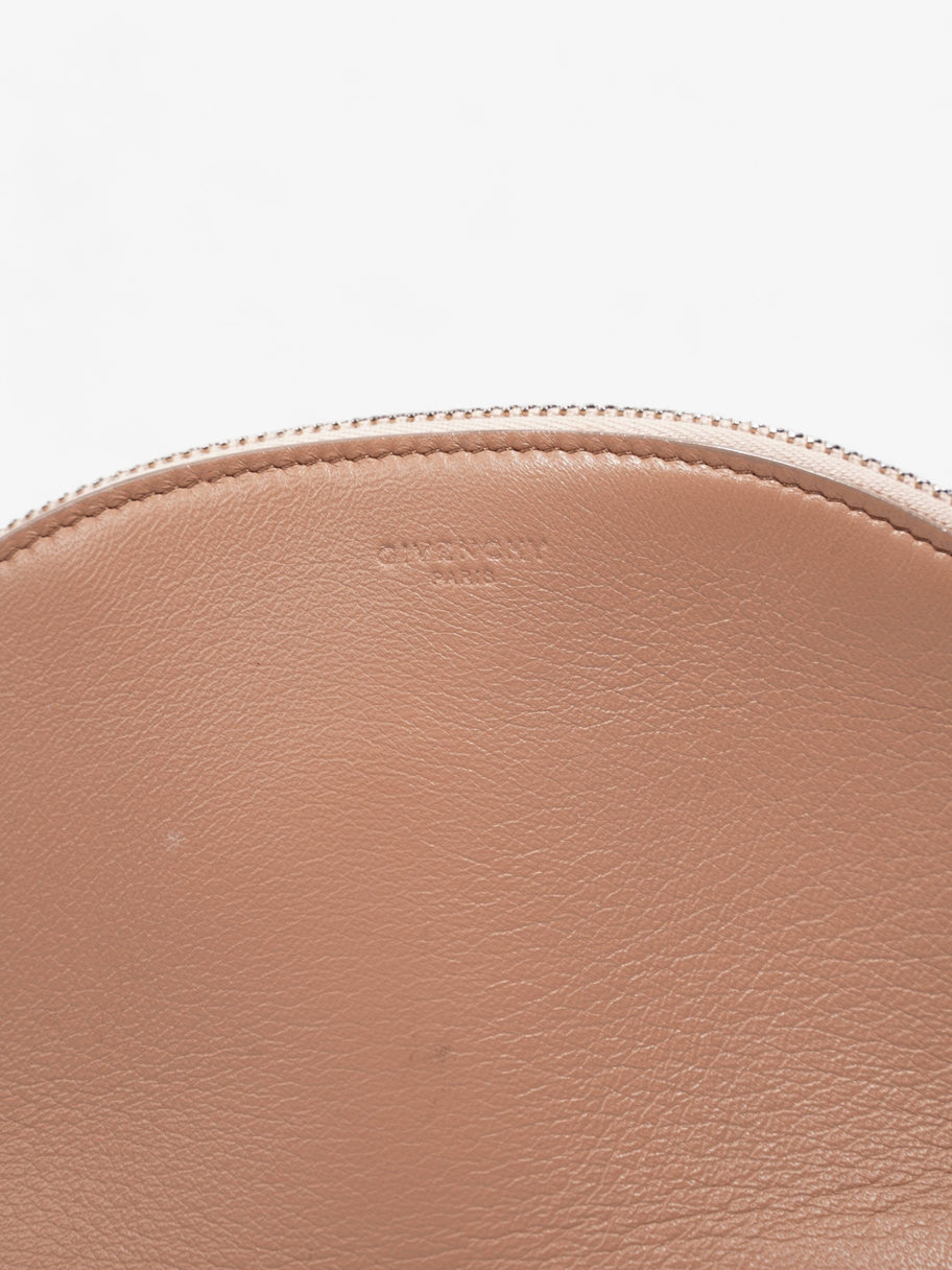 Mini Cosmetic Bag Pink Leather Image 2