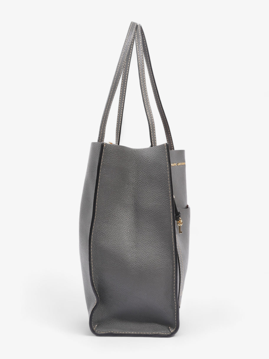 Grind T Tote Grey Leather Large Image 7