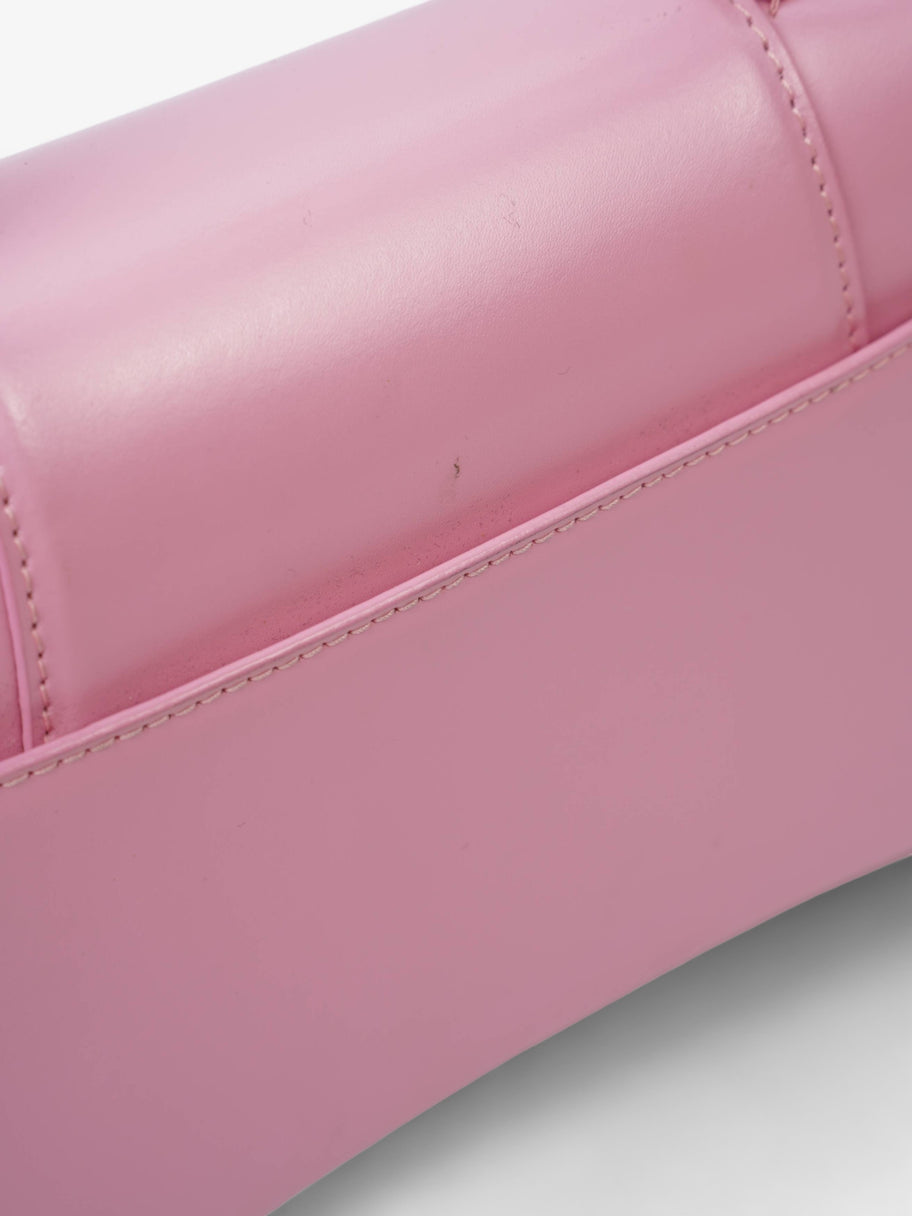 Hourglass Pink Calfskin Leather Small Image 11