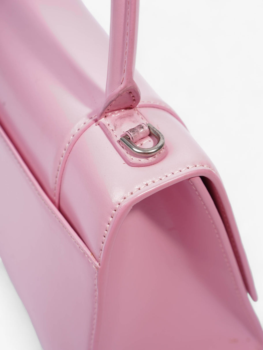 Hourglass Pink Calfskin Leather Small Image 12