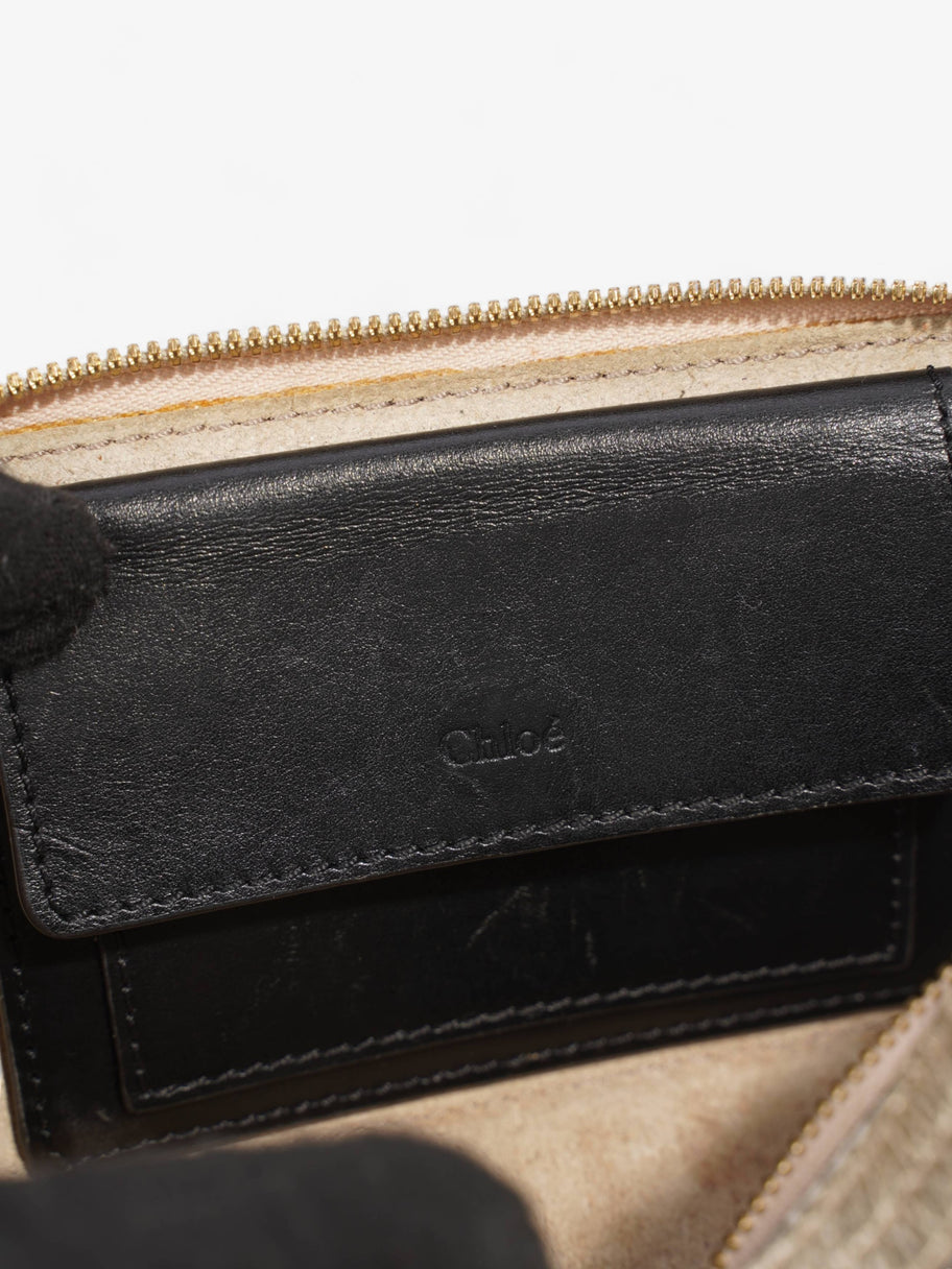 Mini C Vanity Bag Gold Leather Image 9
