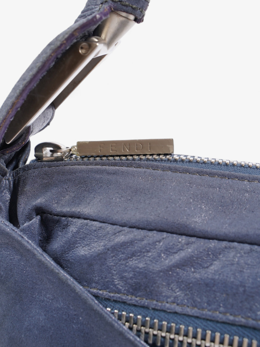 Shoulder Bag Midnight Blue Leather Image 11