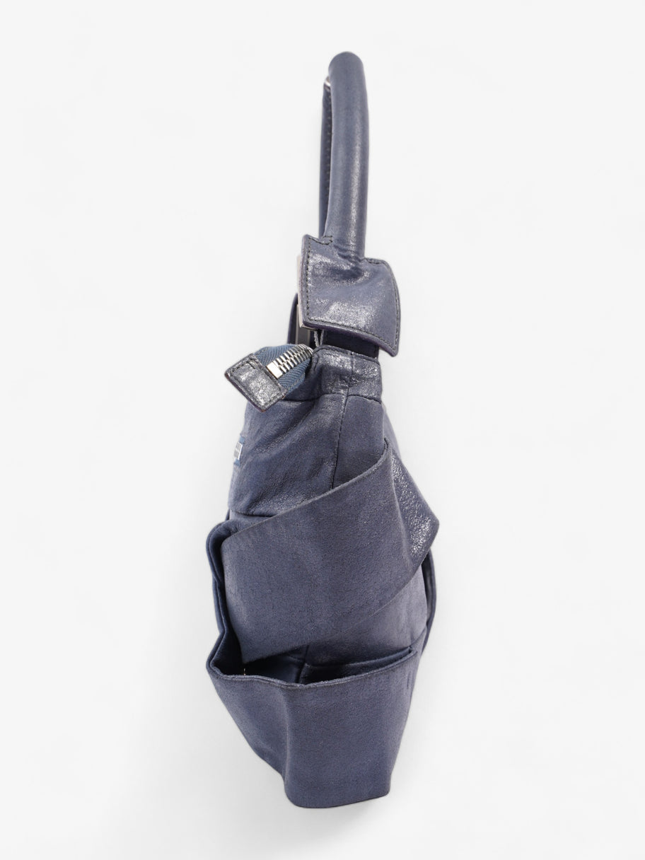 Shoulder Bag Midnight Blue Leather Image 4