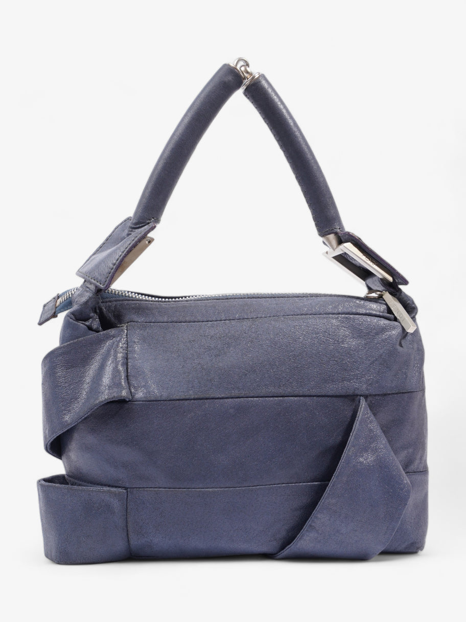 Shoulder Bag Midnight Blue Leather Image 5