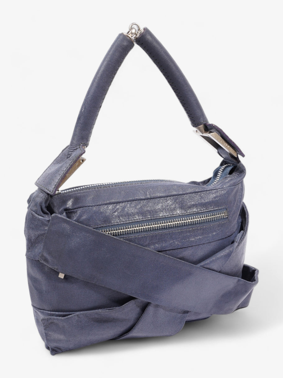 Shoulder Bag Midnight Blue Leather Image 7