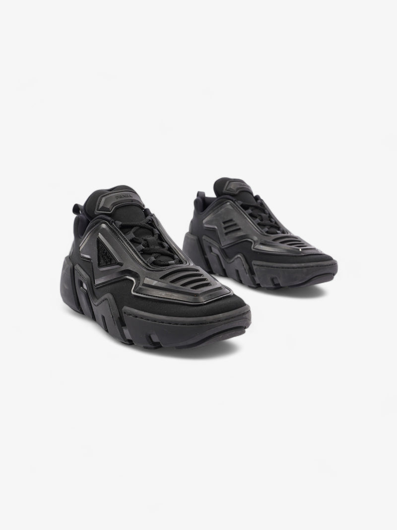  Techno Stretch Sneakers Black Fabric EU 37 UK 4